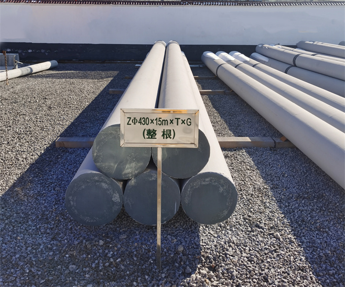 东方430×15米×T×G终端电线杆